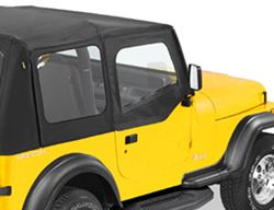 Bestop Soft Upper Doors for Jeep Wrangler 1988-1995 - Black Denim - B5178215