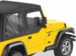 Bestop Soft Upper Doors for Jeep Wrangler, Wrangler Unlimited 1997-2006 - Black Diamond - B5179035