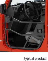 Bestop HighRock 4x4 Element Front Doors for Jeep - Matte Black - B5182601