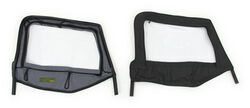 Bestop Fabric Replacement Upper Door Skins for Jeep - Black Diamond - B5312135