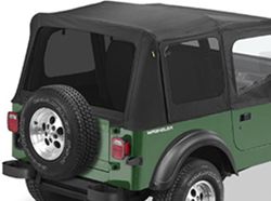 Tinted Window Kit for Bestop Replace-A-Top for 1988-1995 Jeep - Black Denim - B5812015