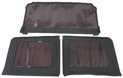Premium Tinted Window Kit for Bestop Sailcloth RAT, Jeep Wrangler Unlimited - Black Diamond - B5813535