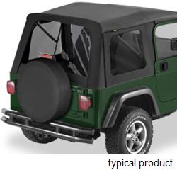 Tinted Window Kit for Bestop Supertop NX - Black Twill                                              