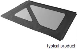 Tinted Window Kit for Bestop Supertop NX or Replace-A-Top - Black Twill - B5844317