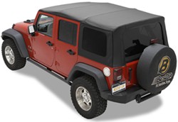 Bestop Sailcloth Replace-A-Top for Jeep - Black Diamond - Tinted Windows - B7914735
