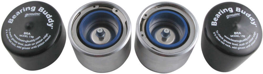 Bearing Buddy Bearing Protectors - Model 1980A w/ Auto Check - Chrome Plated (Pair) - BB1980A