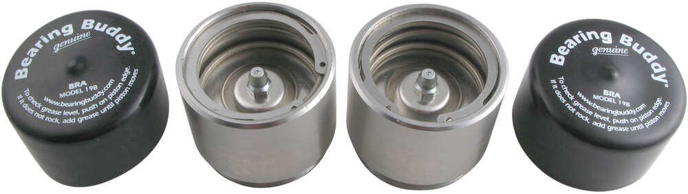 Bearing Buddy Bearing Protectors - Model 1980T-SS - Threaded - Stainless Steel (Pair) - BB1980T-SS