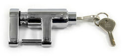 Bulldog Lifelong Trailer Coupler Lock - Trigger Latch Style - 1/4" Pin Diameter - Chrome