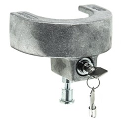 Blaylock EZ Lock Trailer Coupler Lock for 2" Lipped Couplers - Aluminum - Push Button - BLTL-36
