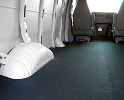VanTred Custom Floor Mat for Cargo Vans - Black - Thermoplastic                                     