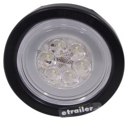GloLight LED Backup Light w/ Grommet and Pigtail - Submersible - 21 Diodes - Round - Clear - Qty 1