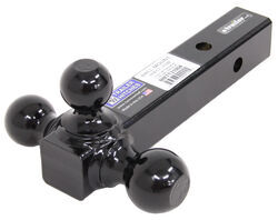 B&W Triple Tow Tri-Ball Mount for 2" Hitches - Black Powder Coated