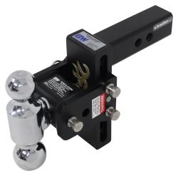 B&W Tow & Stow 2-Ball Mount - 2" Hitch - 5" Drop, 5.5" Rise - 10K - Browning - BWTS10037BB