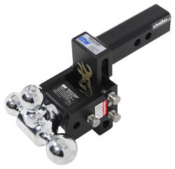 B&W Tow & Stow 3-Ball Mount - 2" Hitch - 5" Drop, 5.5" Rise - 10K - Browning - BWTS10048BB