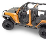 BedTred Custom Jeep Replacement Floor Liner w/ Heat Shielding - Front and Rear Floorboards - Rubber 