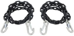Curt Safety Chains with Latching Hooks - 60" Long - 5,000 lbs - Qty 2 - C19749