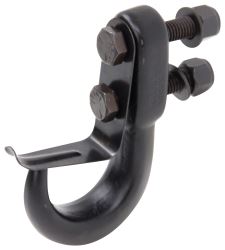 Curt Bolt On Tow Hook with Keeper - Black - 10,000 lbs - C22411
