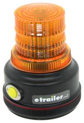 Blazer Amber Warning Beacon - LED - Battery Powered - Magnetic Mount - 4 Flash Patterns - C43A