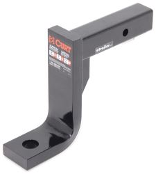Curt Ball Mount for 2" Hitches - 7" Rise, 8" Drop - 9-3/8" Long - 12,000 lbs