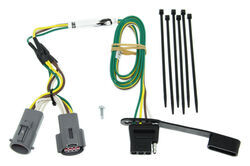 Curt T-Connector Vehicle Wiring Harness with 4-Pole Flat Trailer Connector                          