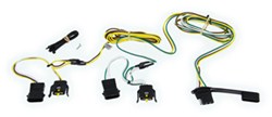 Curt T-Connector Vehicle Wiring Harness with 4-Pole Flat Trailer Connector                          