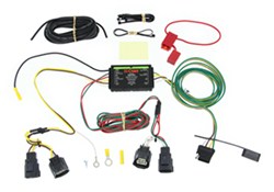 Curt T-Connector Vehicle Wiring Harness with 4-Pole Flat Trailer Connector                          