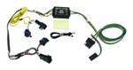 Curt T-Connector Vehicle Wiring Harness with 4-Pole Flat Trailer Connector                          