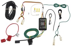 Curt T-Connector Vehicle Wiring Harness with 4-Pole Flat Trailer Connector - C56079