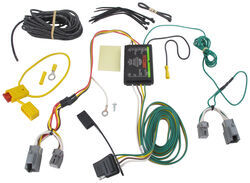 Curt T-Connector Vehicle Wiring Harness with 4-Pole Flat Trailer Connector - C56093