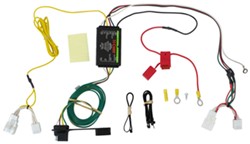 Curt T-Connector Vehicle Wiring Harness with 4-Pole Flat Trailer Connector - C56147
