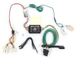 Curt T-Connector Vehicle Wiring Harness with 4-Pole Flat Trailer Connector - C56149