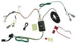 Curt T-Connector Vehicle Wiring Harness with 4-Pole Flat Trailer Connector                          