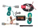 Curt T-Connector Vehicle Wiring Harness with 4-Pole Flat Trailer Connector                          