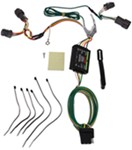 Curt T-Connector Vehicle Wiring Harness with 4-Pole Flat Trailer Connector                          