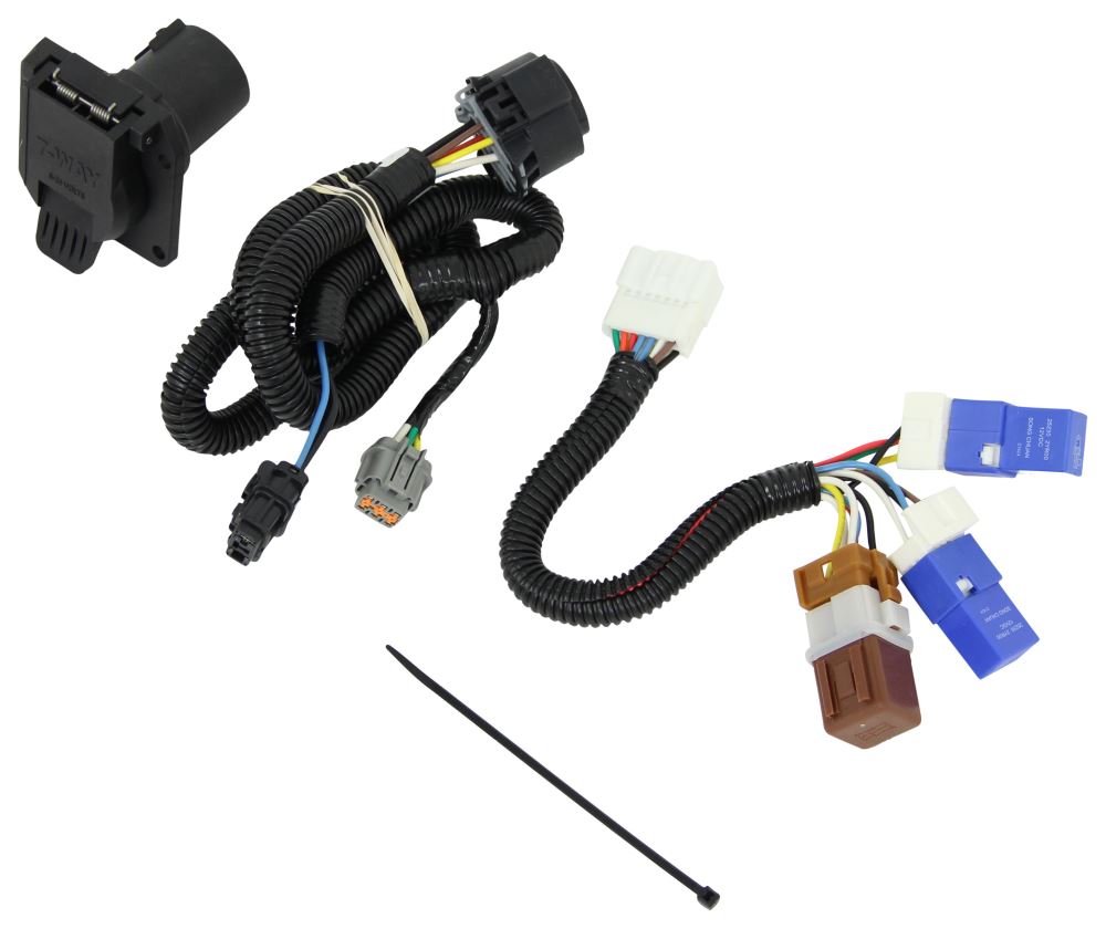 Curt T-Connector Vehicle Wiring Harness for Factory Tow Package - 7-Way Trailer Connector - C56226