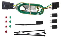 Curt T-Connector Vehicle Wiring Harness for Factory Tow Package - 4-Pole Flat Trailer Connector - C56245