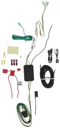 Curt T-Connector Vehicle Wiring Harness with 4-Pole Flat Trailer Connector - C56262