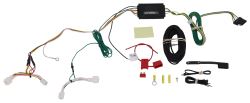 Curt T-Connector Vehicle Wiring Harness with 4-Pole Flat Trailer Connector - C56300