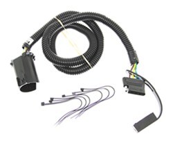 Curt T-Connector Vehicle Wiring Harness for Factory Tow Package - 5-Pole Flat Trailer Connector - C56515
