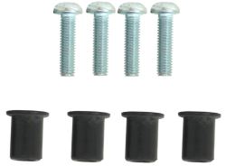 Curt Isolation Hardware Kit for 7-Way RV Plugs in Aluminum Truck Beds