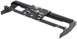 Curt Overbed, Folding Ball Gooseneck Trailer Hitch with Installation Kit - 30,000 lbs
