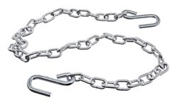Curt Safety Chain with S-Hooks - 48" Long - 2,000 lbs - Qty 1 - C80011
