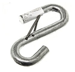 Curt Hook with Spring Loaded Safety Latch for Safety Chains and Cables - 13/32" - 3,500 lbs - C81840