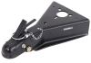 A-Frame Trailer Coupler w/ Round Jack Hole - Squeeze Latch - Black - 2-5/16" Ball - 15,000 lbs