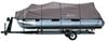 Classic Accessories StormPro boat cover on trailered pontoon.