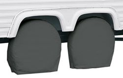 Classic Accessories RV Tire Covers for 37" to 41" Tires - Single Axle - Gray - Qty 2
