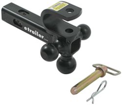Convert-A-Ball Cushioned Multi-Hitch Clevis and Pintle Hook Combo w/ 3 Balls - 2" Hitches - 10K - CAB-6W