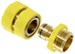 Camco Quick Hose Connect w/ Flow-Through Connection - Brass