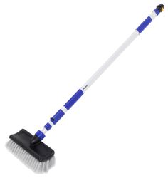 Camco Adjustable Flow Through RV Wash Brush - 47" Long to 74" Long - CAM41960