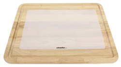 Camco Hardwood RV Stovetop Silencer and Cutting Board w/ Flexible Cutting Mat - CAM43753
